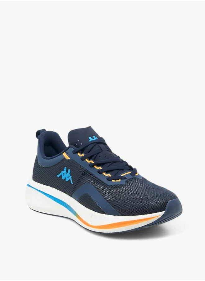 كابا Mens Logo Print Sports Shoes With Lace-Up Closure