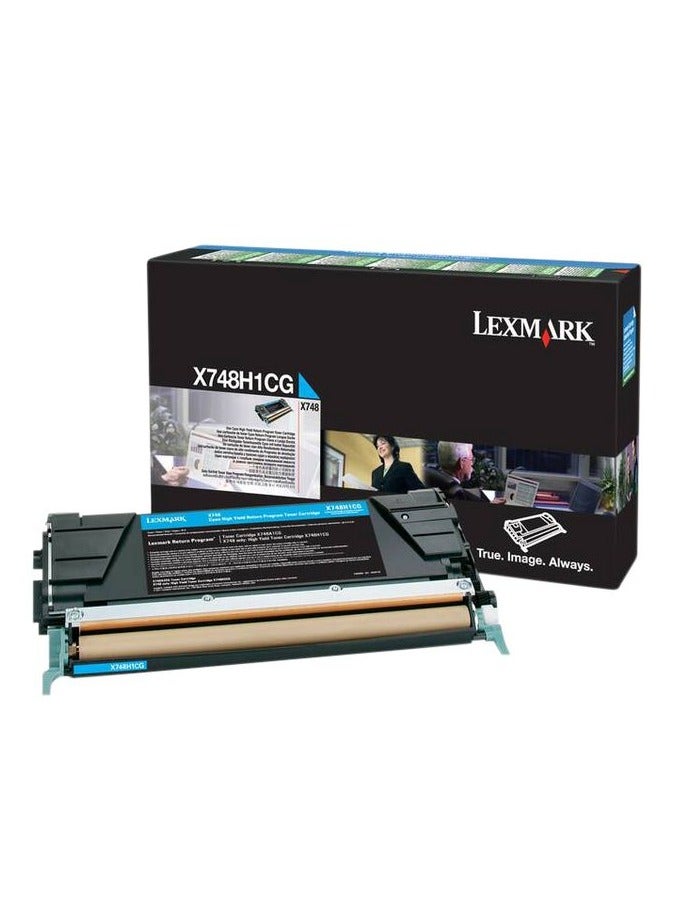 Lexmark Lexmark Cyan High Yield Return Program toner cartridge 10k