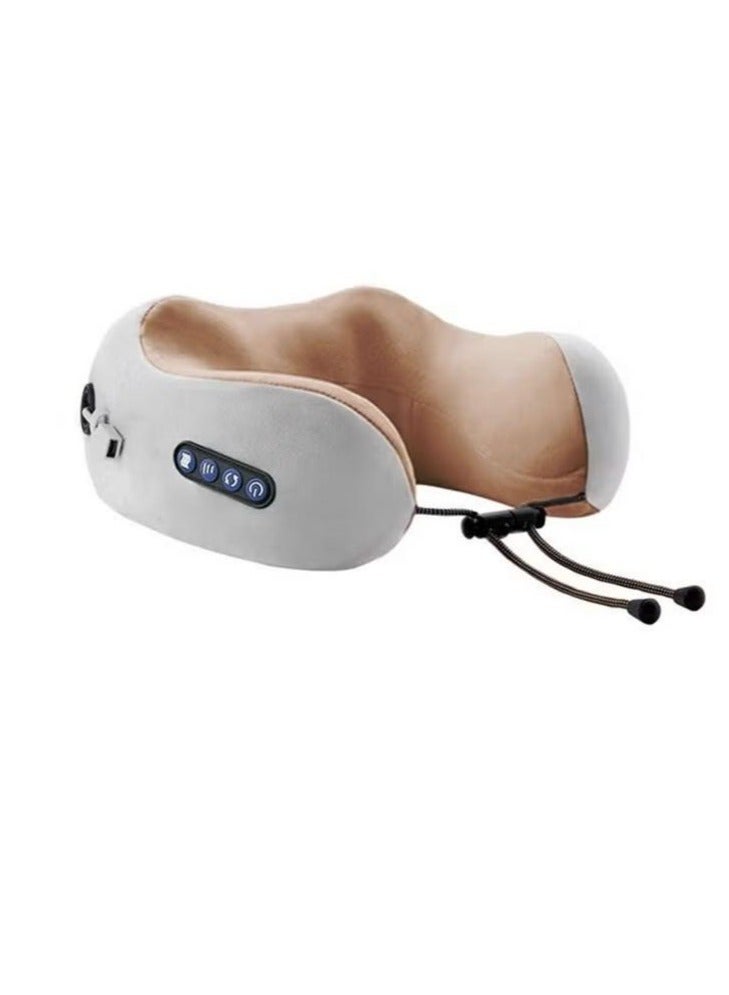 U-shaped neck massage pillow, multi-colored - Image 1