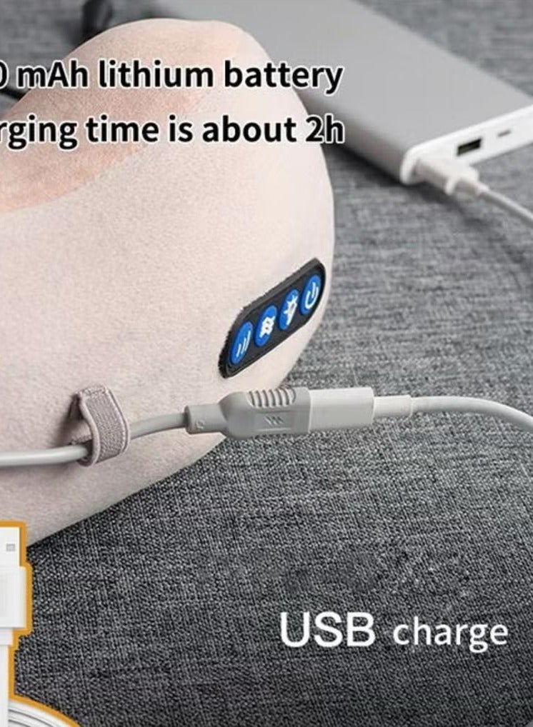 U-shaped neck massage pillow, multi-colored - Image 5