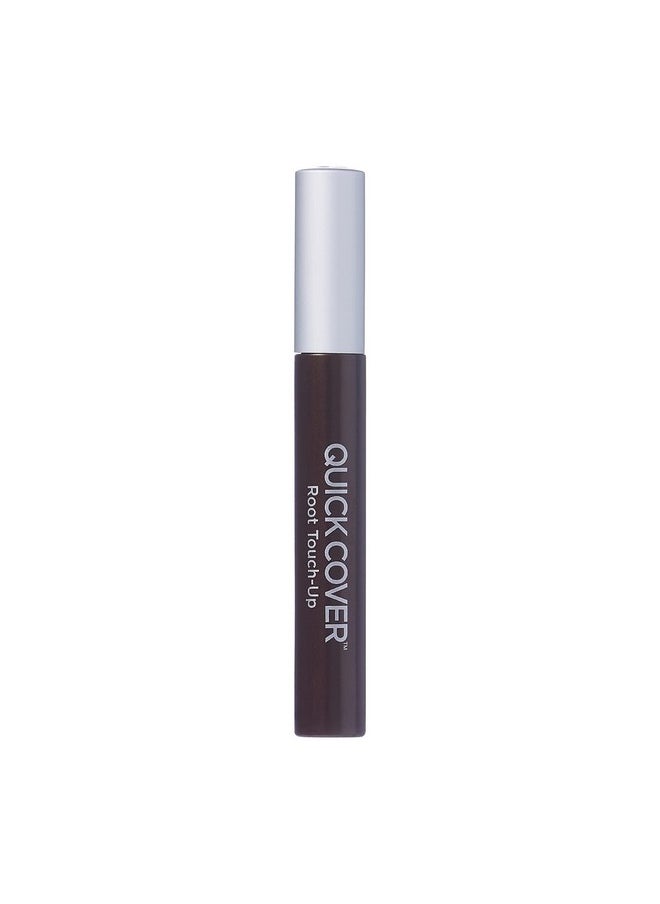 Red by Kiss RED by Kiss Quick Cover Root Touch Up Rescue, Mascara Natural Water-Resistant Temporary Gray Concealer Cover Up Brush for Hair Mustache & Beard (Dark Brown)  - Image 2