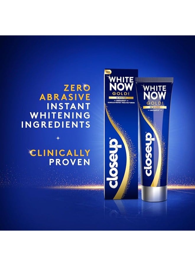 كلوز أب عبوتان كلوس اب  معجون اسنان وايت ناو  الذهبي 75 مل - Image 5