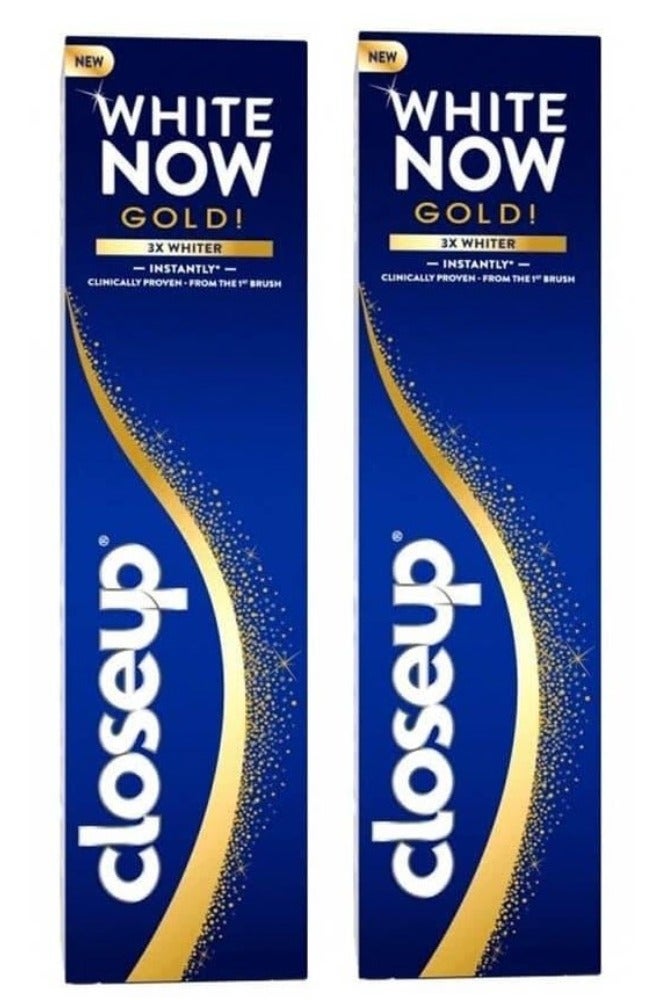 كلوز أب عبوتان كلوس اب  معجون اسنان وايت ناو  الذهبي 75 مل - Image 1