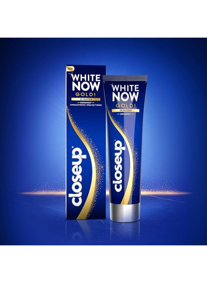 كلوز أب عبوتان كلوس اب  معجون اسنان وايت ناو  الذهبي 75 مل - Image 4