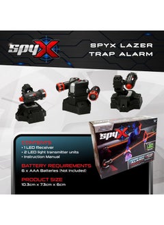 SpyX / Lazer Trap Alarm - Safe Laser Alarm Toy For Spy Kids To Protect Stuffs. Invisible Infrared Beam Spy Gadget For Kids. Motion Sensor/Detector Toy For Boys & Girls  - Image 4