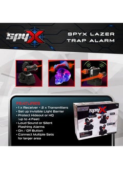 SpyX / Lazer Trap Alarm - Safe Laser Alarm Toy For Spy Kids To Protect Stuffs. Invisible Infrared Beam Spy Gadget For Kids. Motion Sensor/Detector Toy For Boys & Girls  - Image 3
