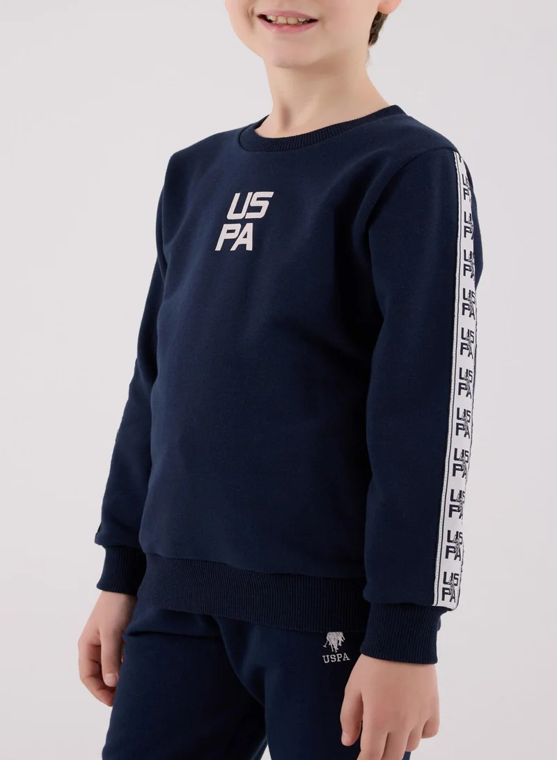 يو اس بولو اسن طقم جمبسوت أولاد يو إس بولو أسن. كحلي