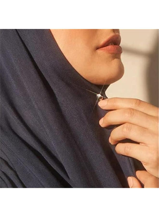 Captaintech Hijab Magnetic Pins, 4 Pair Pinless Magnetic Hijab Pins Multi-Use Hijab Magnets Commercial Strength Hijab Pins for Women Multi-Use Colorful Scarf, , Metal, No Gemstone - Image 4