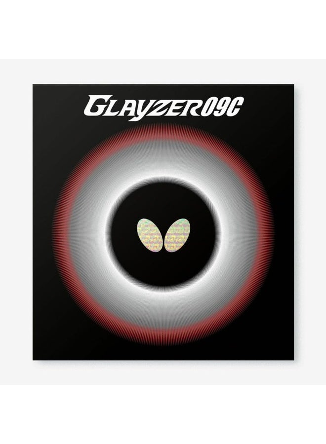 BUTTERFLY Butterfly-Glayzer 09C Table Tennis Rubber Black 2.1-1004610221-4906901220744  - Image 1