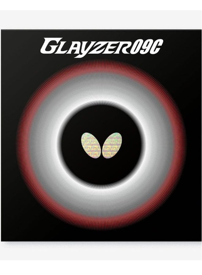 BUTTERFLY Glayzer 09C Table Tennis Rubber Professional Table Tennis Blade Black (2.1Mm) 4906901220744 - Image 1