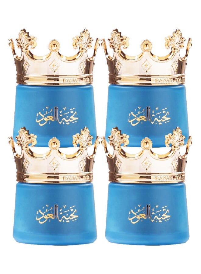 بانافع 4 قطع بخور عود معطر تحية العود 45 جرام - Image 1