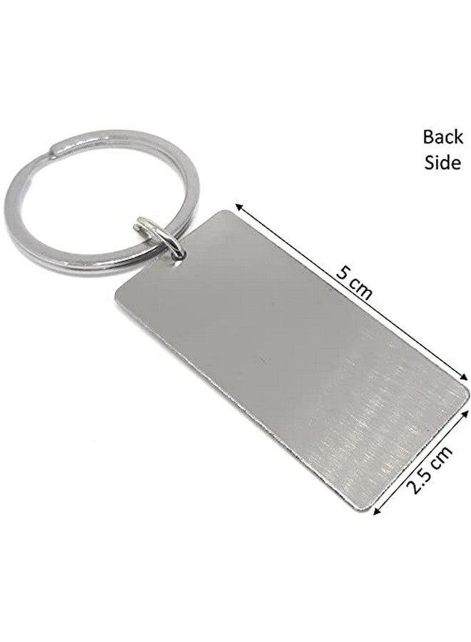 Aura To My Georgeous Husband Romantic Valentine Birthday Gift Keychain For Men Husband Car Bike Keys Silver Keychain - Image 5