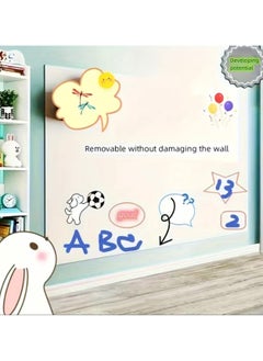 Just Quality 300cmx45cm electrostatic Whiteboard Wall Stickers, Household Removable Not Hurt The Wall, Doodle Painting Drawing Board Whiteboard Writing Board, Whiteboard Stickers For Wall  - Image 2