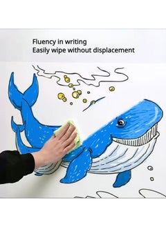 Just Quality 300cmx45cm electrostatic Whiteboard Wall Stickers, Household Removable Not Hurt The Wall, Doodle Painting Drawing Board Whiteboard Writing Board, Whiteboard Stickers For Wall  - Image 3