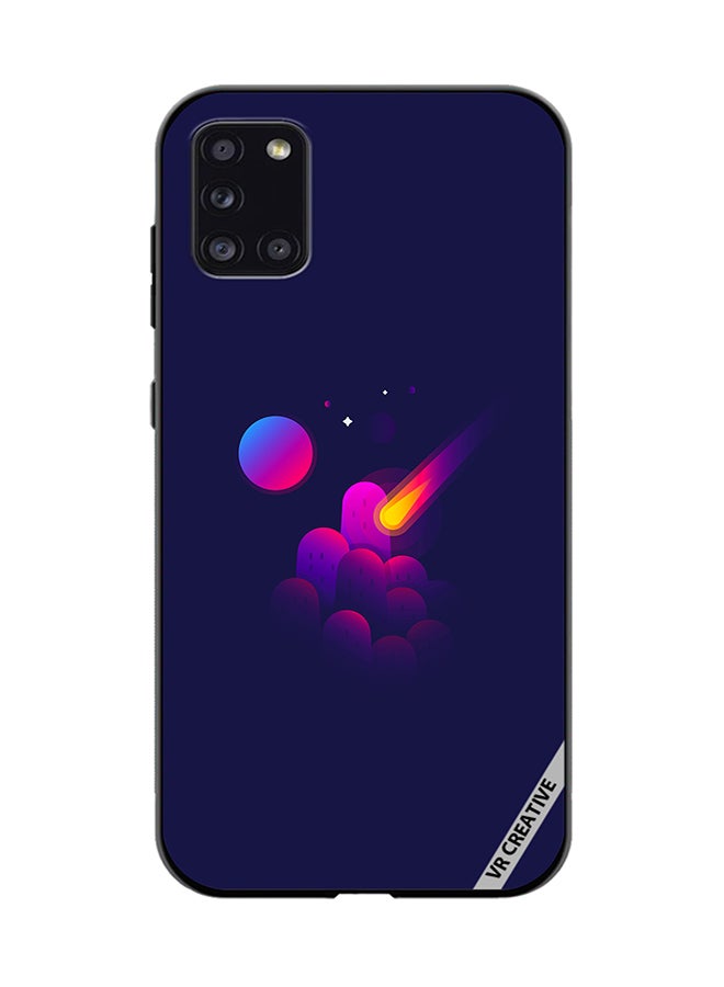 VR CREATIVE Protective Case Cover For Samsung Galaxy A31 Space Minimalist Design Multicolour - Image 1