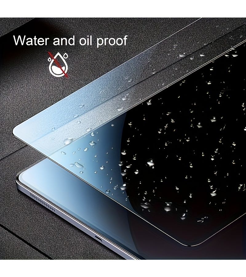 Pack Of 2 Screen Protector For iPad Air M2 13 Inch 2024 2.5D Curved Edges 9H Tempered Glass Anti Fingerprint Scratch Resistant Reinforced Glass Easy Apply High Definition Smooth Surface - Image 4