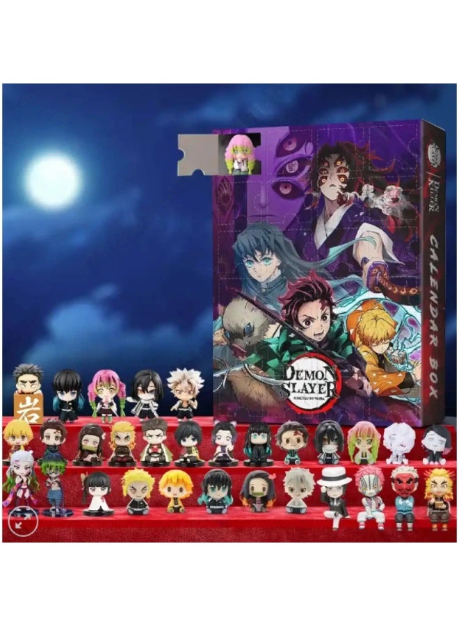Demon Slayer character model collection Decoration Toy holiday Blind Box Cute Decoration Acrylic pendant - Image 2