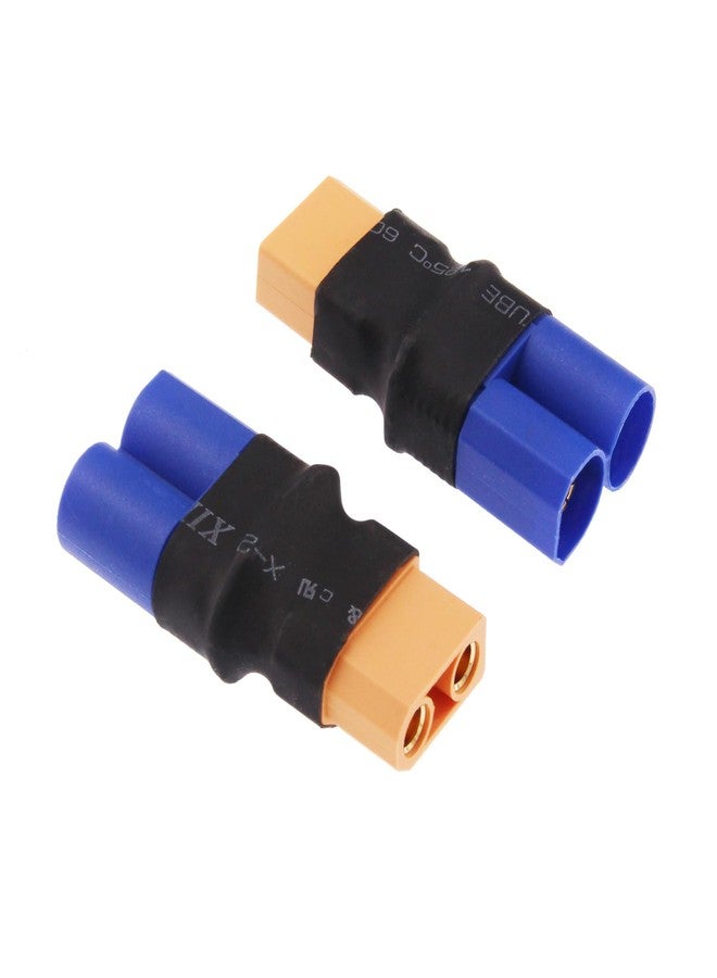 OliRC 2pcs Male EC8 to Female XT90 XT-90 RC Connector Adapter(C183-2) - Image 1