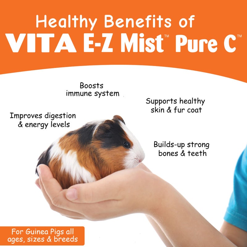 Oasis Guinea Pig Pure C Vita E-Z Mist Supplement, 2 oz - Image 3