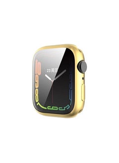 ELMO3EZZ Elegant Electroplating Plated Soft TPU Silicon Protective Cover for Apple 41MM Smartwatch  (41mm) (Gold)