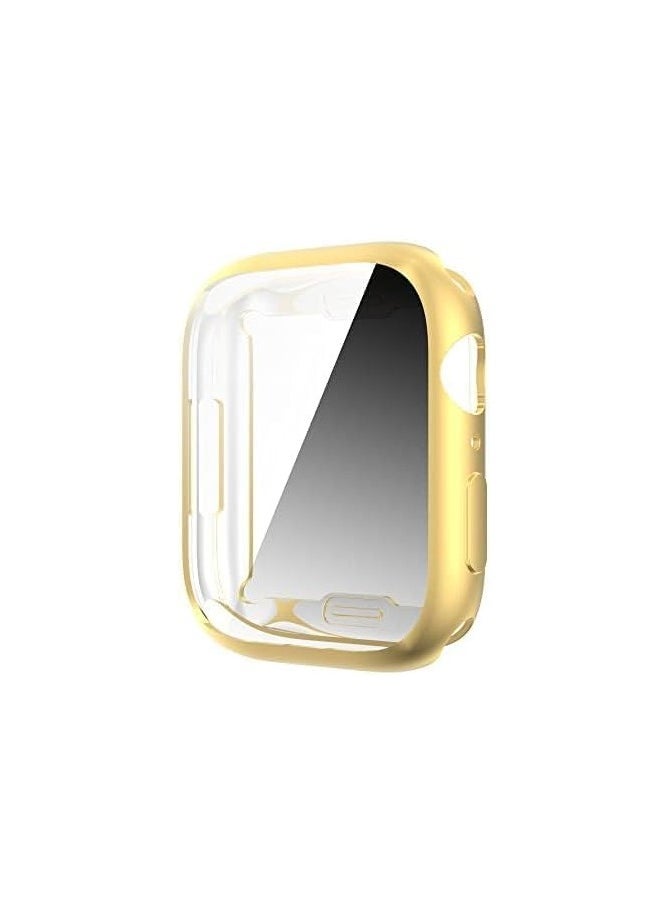 Generic - ELMO3EZZ Elegant Electroplating Plated Soft TPU Silicon Protective Cover for Apple 41MM Smartwatch  (41mm) (Gold) - Image 1
