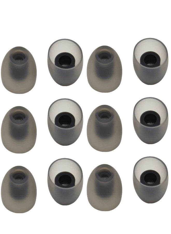 Wiki VALLEY 6 Pairs Silicone Eartips for Galaxy Buds 2 Ear Tips,Upgraded 3 Size Anti-Slip Tips with Dust Guard for Samsung Galaxy Buds 2 Replacement Tips,Flexible SM-R177 Ear Tips Fit in The Charging Case-Black - Image 1