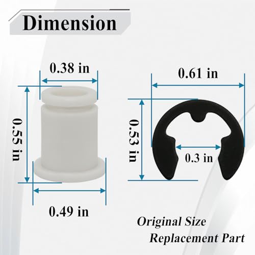 Ebrmeiwo 4 Sets 14073 Automotive Shifter Cable Bushing Kit, Compatible with Various Models, Transmission Shift Cable Components - Image 2