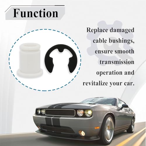 Ebrmeiwo 4 Sets 14073 Automotive Shifter Cable Bushing Kit, Compatible with Various Models, Transmission Shift Cable Components - Image 4