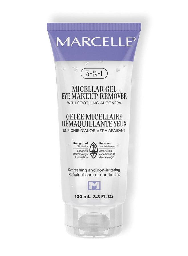 Marcelle 3-in-1 Micellar Gel Eye Makeup Remover, Hypoallergenic and Fragrance-Free, 3.3 fl oz - Image 1