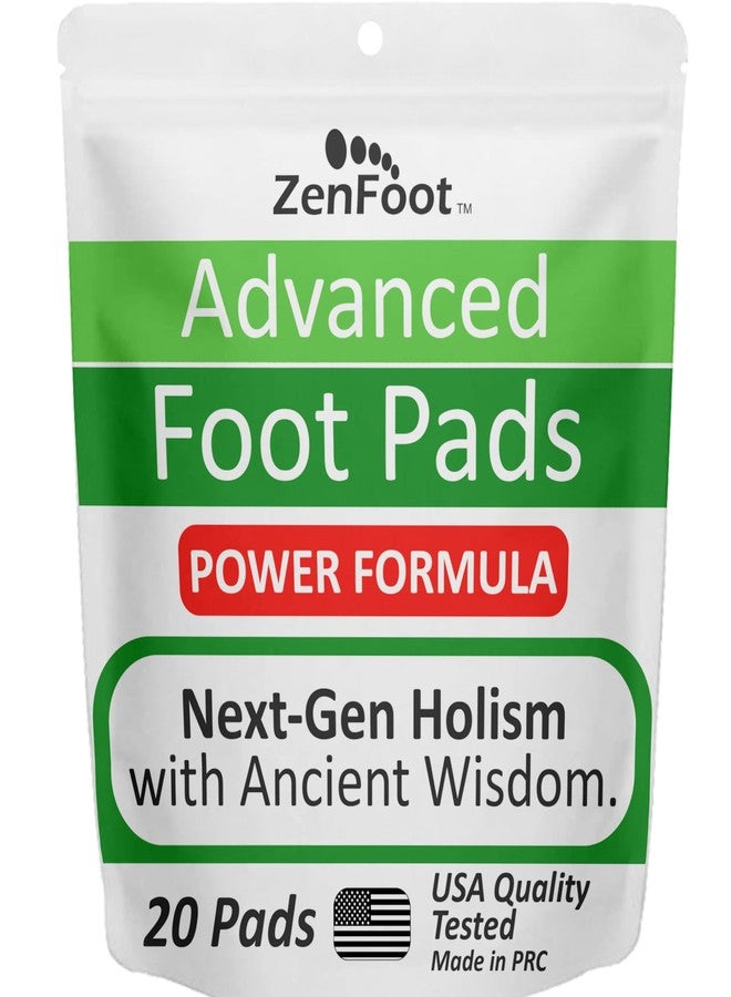 ZenFoot Advanced Foot Pads: Zeolite, Turmeric Curcumin & Ginger Formula | Effective & Natural | Premium Foot Patches 20 Pack - Image 1