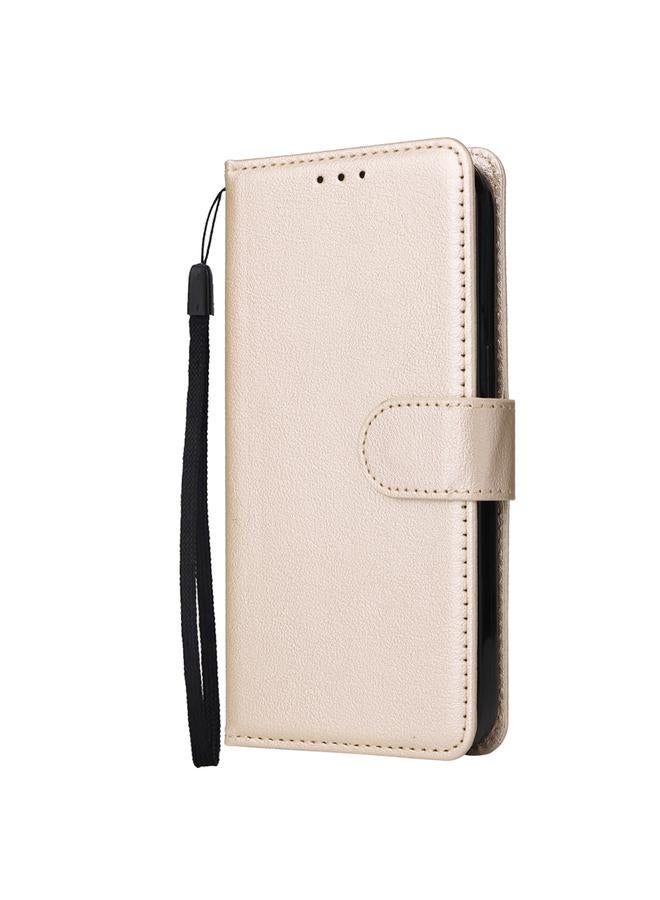 اس-توب جراب جلدي متعدد الوظائف قابل للطي أفقيًا لهاتف iPhone 14 Pro Max مع ثلاث فتحات للبطاقات - Image 2