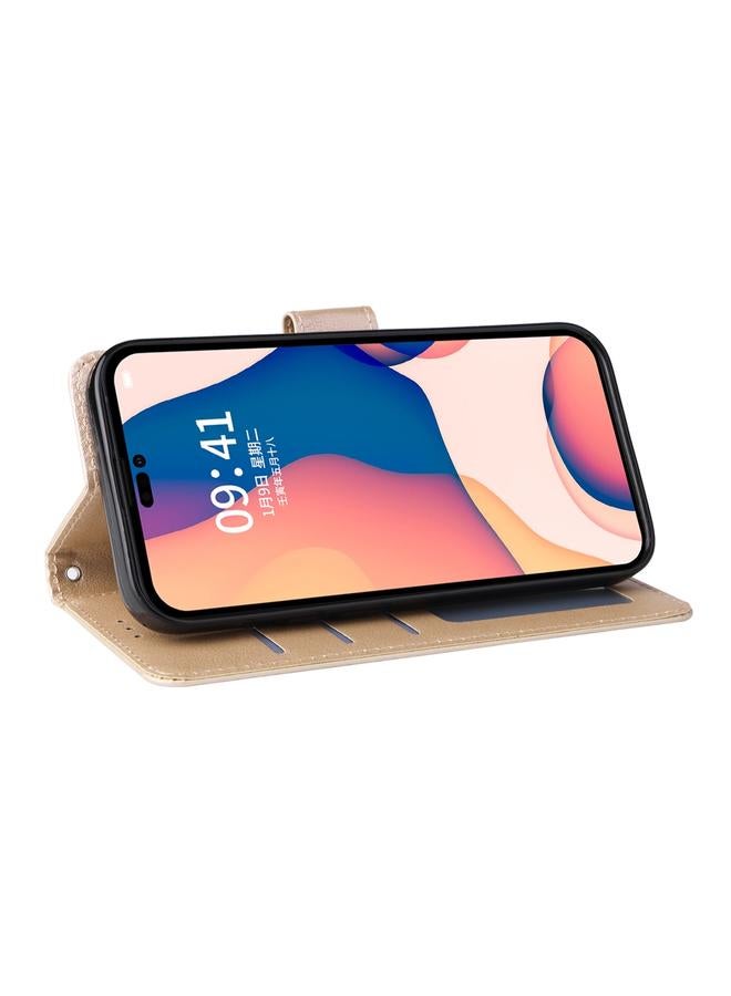 اس-توب جراب جلدي متعدد الوظائف قابل للطي أفقيًا لهاتف iPhone 14 Pro Max مع ثلاث فتحات للبطاقات - Image 5