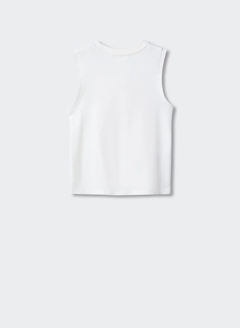 مانجو بلوزة للاطفال مزينة بعقدة