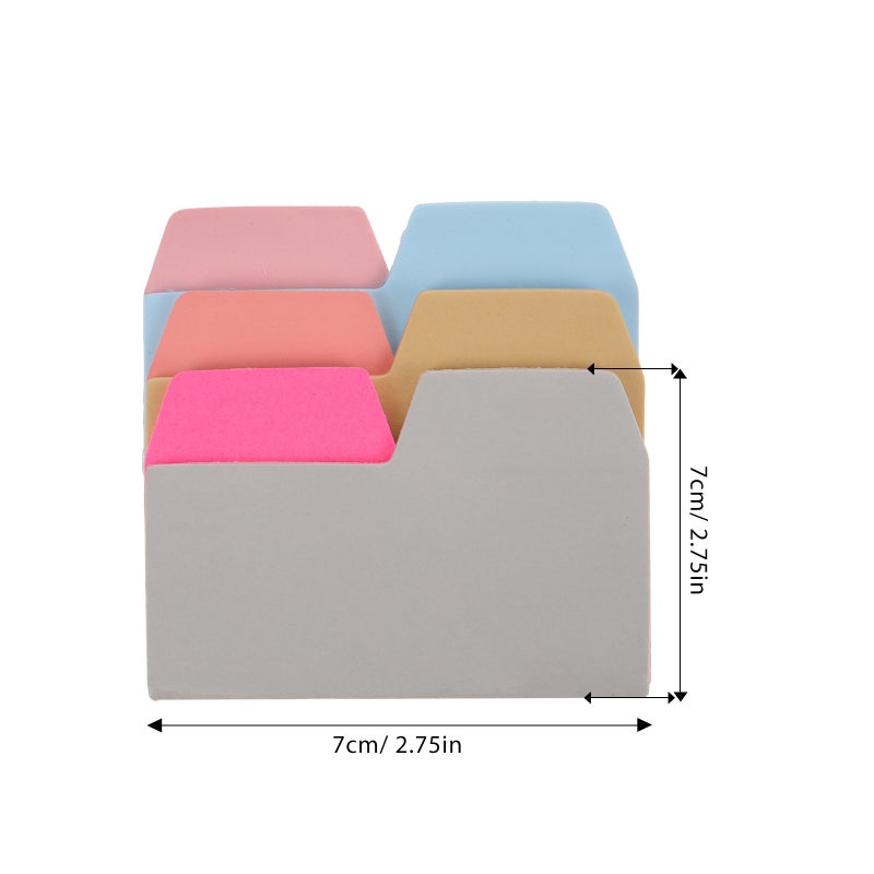 6-Color Index Note Papers Stickers Memo Pads 90 Pieces Divider for School Office Supplies Stationery Bookmark - Image 2
