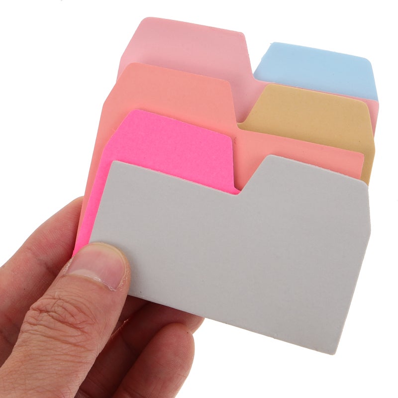 6-Color Index Note Papers Stickers Memo Pads 90 Pieces Divider for School Office Supplies Stationery Bookmark - Image 3