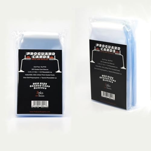 ProGuard Cards 3pks ProGuard Cards BGS Graded Card Sleeves for BGS & SGC Slabs & More - Image 1