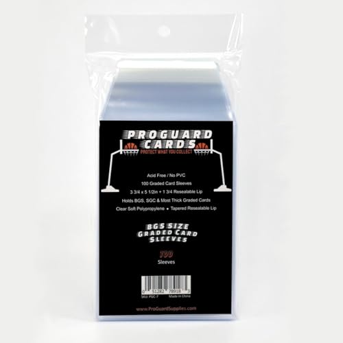ProGuard Cards 3pks ProGuard Cards BGS Graded Card Sleeves for BGS & SGC Slabs & More - Image 4