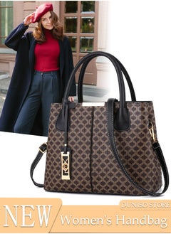 DUNISO Women's Fashion Handbag Faux Leather Crossbody Bag For Women Large Capacity Tote Bags Top Handle Satchel Fashionable Travel Shoulder Bag For Ladies  - Image 1