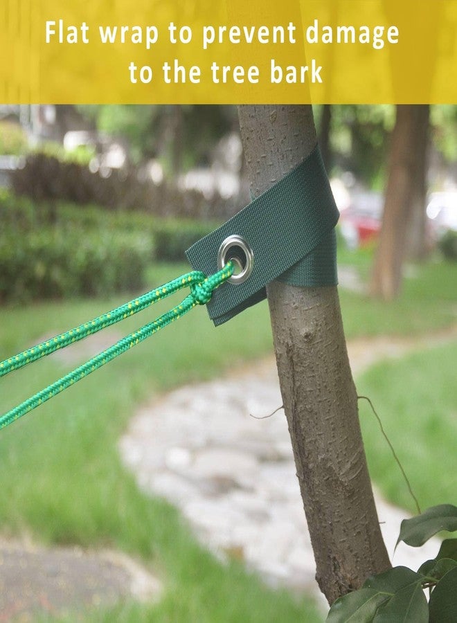 FCENDS Tree Stake Kit, Heavy Duty Spiral Tree Stakes and Supports for Straightening Leaning or Young Trees, Protects from Harsh Weather - Image 3