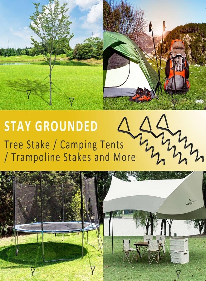 FCENDS Tree Stake Kit, Heavy Duty Spiral Tree Stakes and Supports for Straightening Leaning or Young Trees, Protects from Harsh Weather - Image 4
