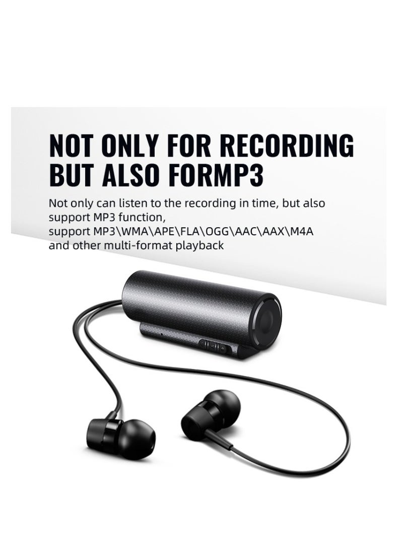 AMBERJACK - Voice Recorder with Noise Reduction, 500 h Continuous Recording Device, Mini Voice Activated Audio Recorder, 32Gb Digital Sound Recorder for Meetings, Interviews, Classroom… - Image 1