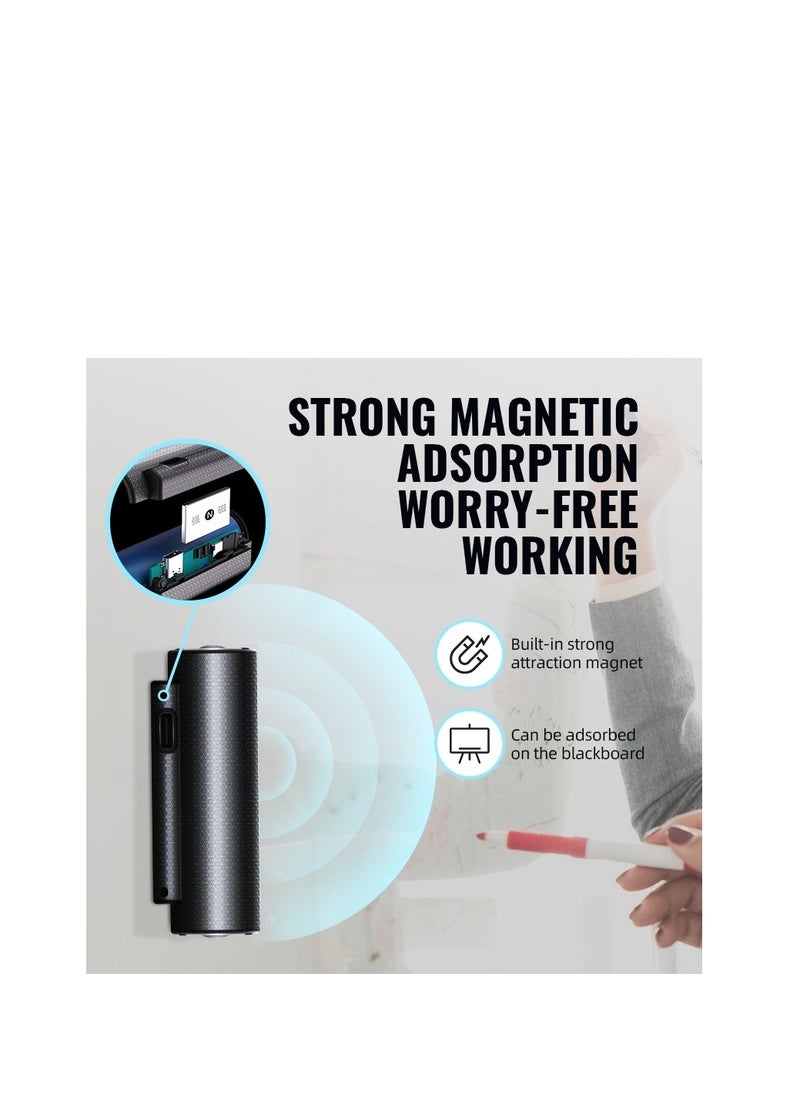 AMBERJACK - Voice Recorder with Noise Reduction, 500 h Continuous Recording Device, Mini Voice Activated Audio Recorder, 32Gb Digital Sound Recorder for Meetings, Interviews, Classroom… - Image 1