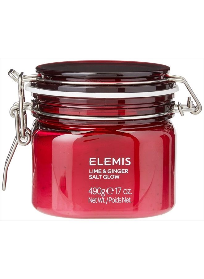 Elemis Lime and Ginger Salt Glow | Invigorating Mineral-Rich Salt Scrub Helps to Lock in Moisture and Exfoliates, Smoothes and Softens the Skin | 17 Ounce (Pack of 1) - Image 2