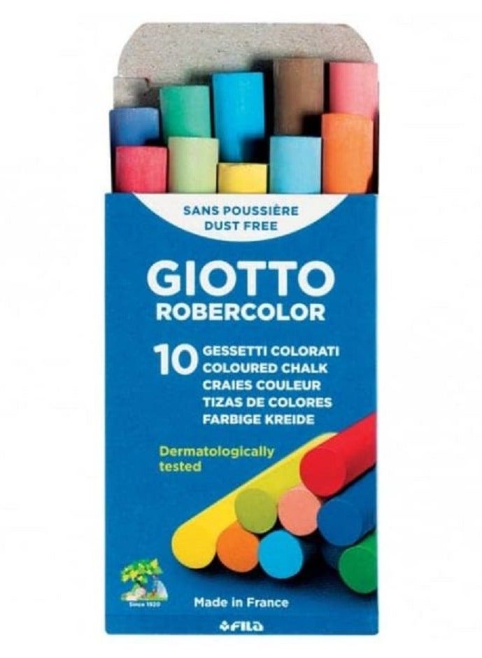 Giotto Chalkboard 10-piece French Color chalk box - Image 2
