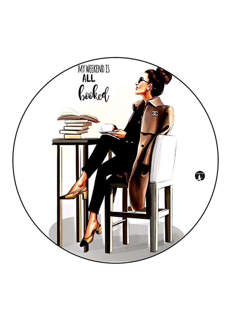 RKN Woman Printed Mouse Pad  Multicolour