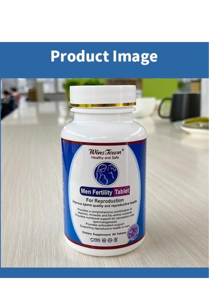 Wins Town Male Fertility Tablet For Reproduction Supplement Regulating Hormones 60 Tablets  - Image 2