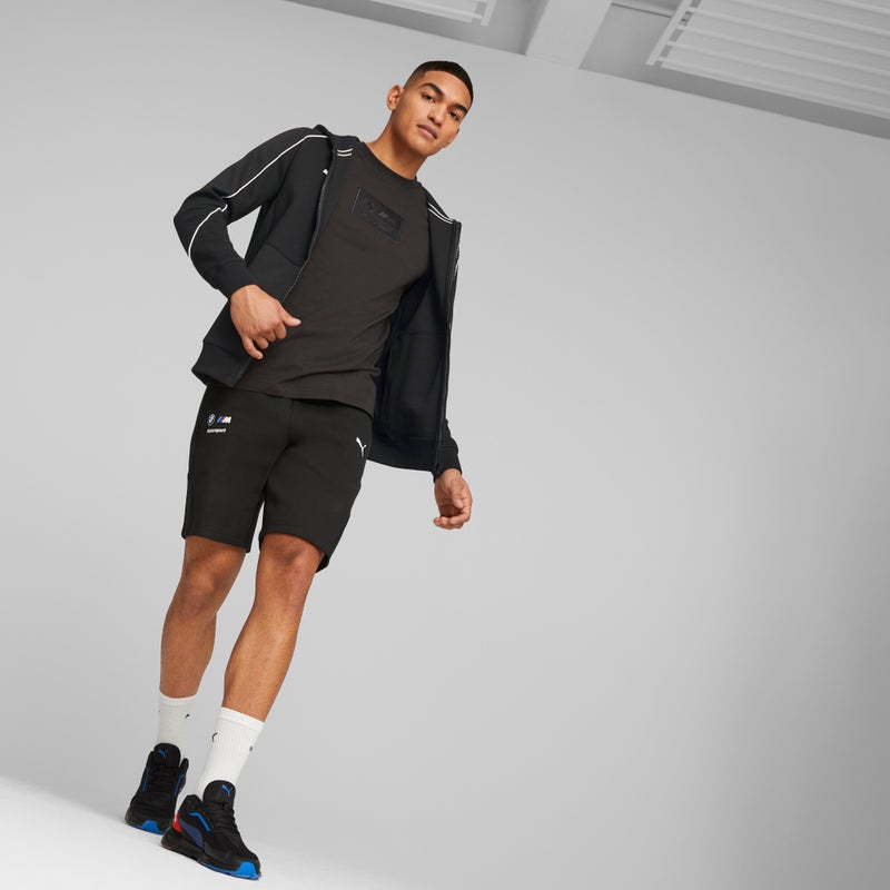 PUMA BMW M Motorsport Mens Black Hooded Sweat Jacket - Image 5