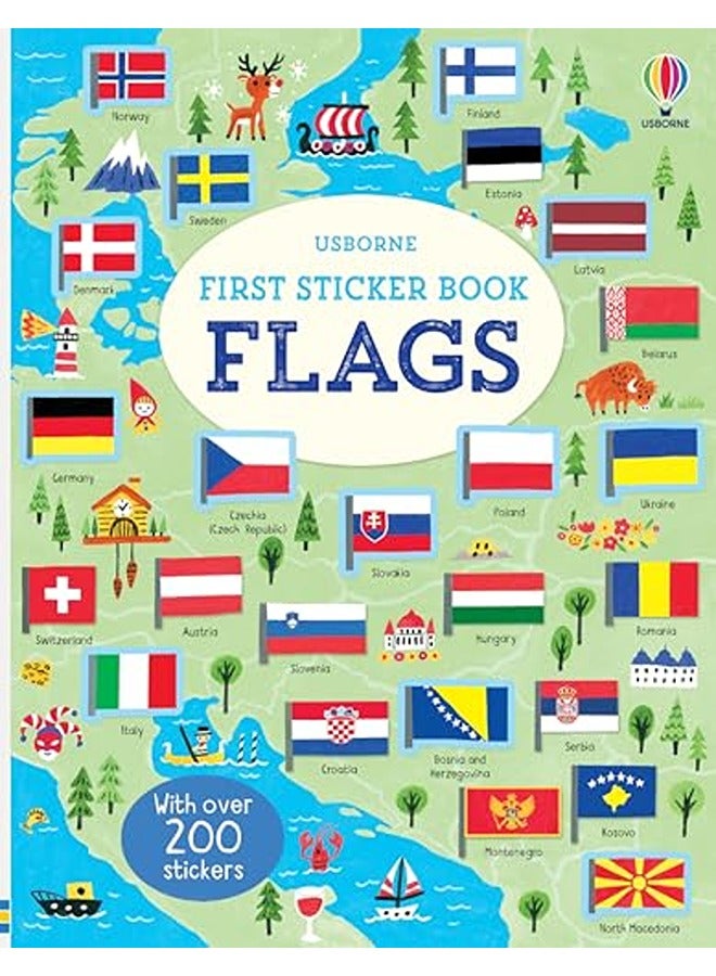 First Sticker Book Flags