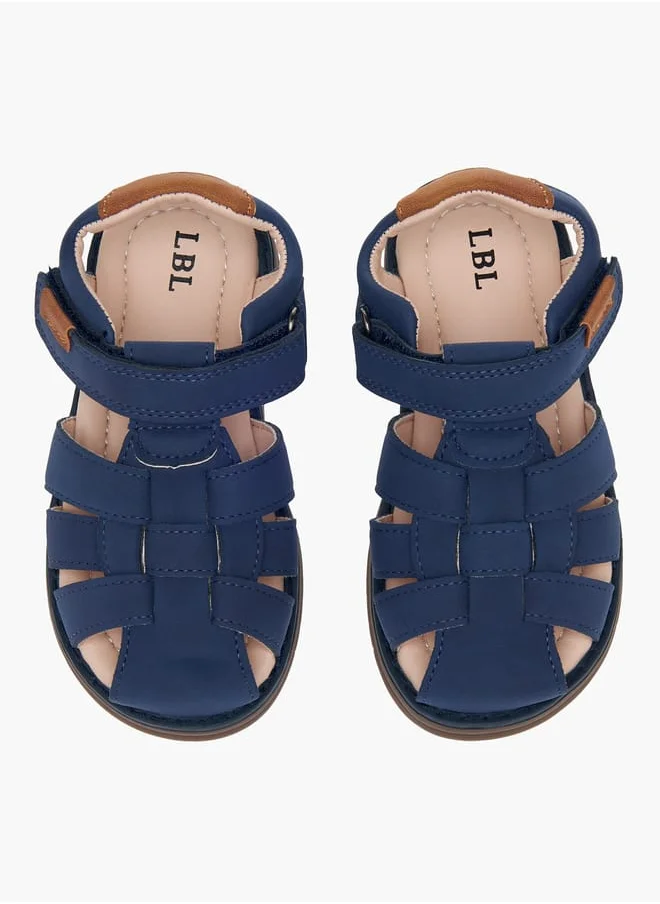 ال بي ال من شو اكسبرس Boys Strappy Sandals With Hook And Loop Closure Ramadan Collection