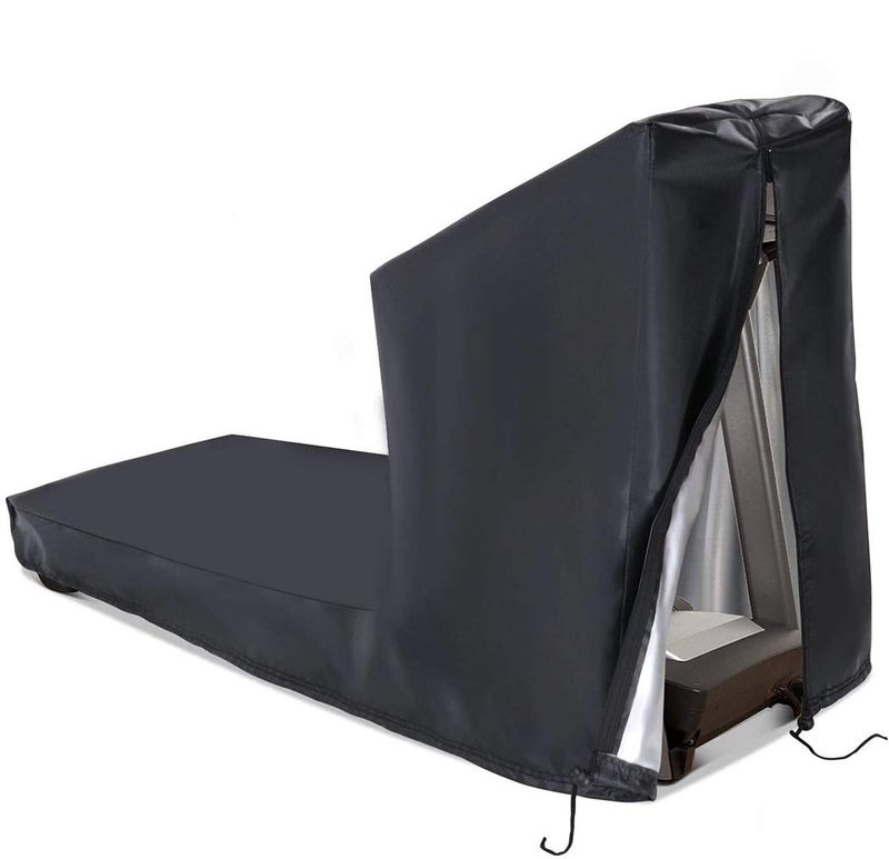 J&C Treadmill Protective Covers 420D Dustproof Folding Running Machine Protective Cover Durable Waterproof Sports Treadmill Cover for Home/Indoor & Outdoor Treadmills - Image 5